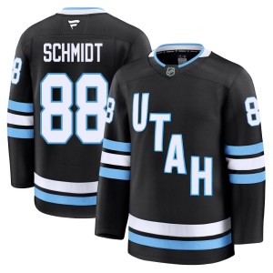 Nate Schmidt Youth Fanatics Utah Mammoth Premium Black Home Jersey