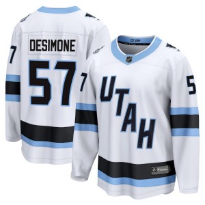 Nick DeSimone Men's Fanatics Utah Mammoth Breakaway White Away Jersey
