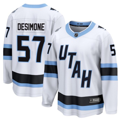 Nick DeSimone Men's Fanatics Utah Mammoth Breakaway White Away Jersey