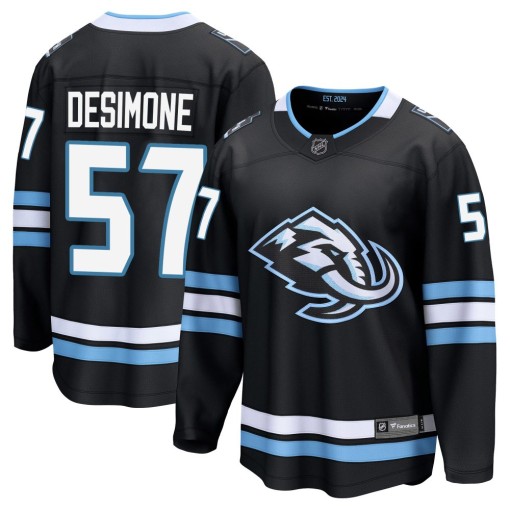 Nick DeSimone Men's Fanatics Utah Mammoth Breakaway Black Home Jersey