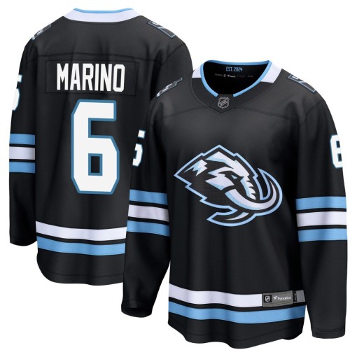 John Marino Men's Fanatics Utah Mammoth Breakaway Black Home Jersey