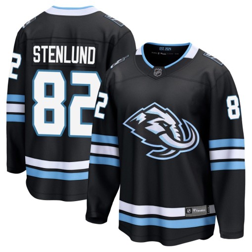 Kevin Stenlund Men's Fanatics Utah Mammoth Breakaway Black Home Jersey