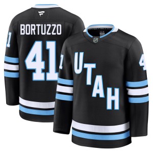 Robert Bortuzzo Men's Fanatics Utah Mammoth Premium Black Home Jersey