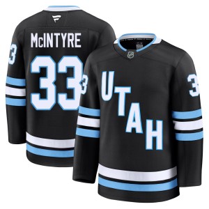Colten McIntyre Men's Fanatics Utah Mammoth Premium Black Home Jersey
