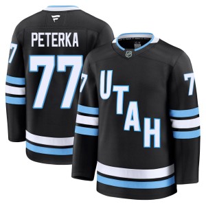 JJ Peterka Men's Fanatics Utah Mammoth Premium Black Home Jersey