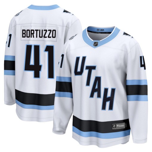 Robert Bortuzzo Youth Fanatics Utah Mammoth Breakaway White Away Jersey