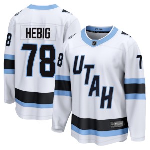 Cameron Hebig Youth Fanatics Utah Mammoth Breakaway White Away Jersey