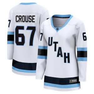 Lawson Crouse Women's Fanatics Utah Mammoth Breakaway White Away Jersey