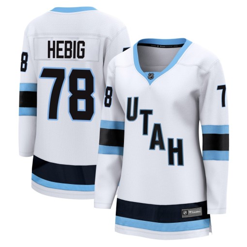 Cameron Hebig Women's Fanatics Utah Mammoth Breakaway White Away Jersey