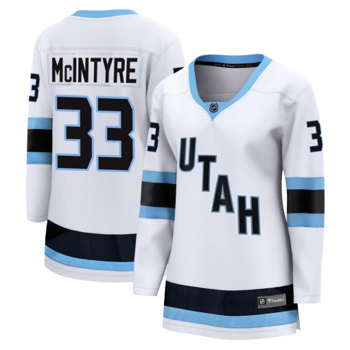 Colten McIntyre Women's Fanatics Utah Mammoth Breakaway White Away Jersey