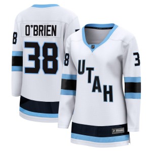 Liam O'Brien Women's Fanatics Utah Mammoth Breakaway White Away Jersey