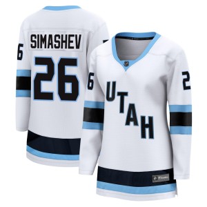 Dmitri Simashev Women's Fanatics Utah Mammoth Breakaway White Away Jersey