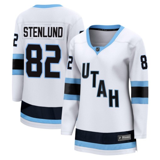 Kevin Stenlund Women's Fanatics Utah Mammoth Breakaway White Away Jersey
